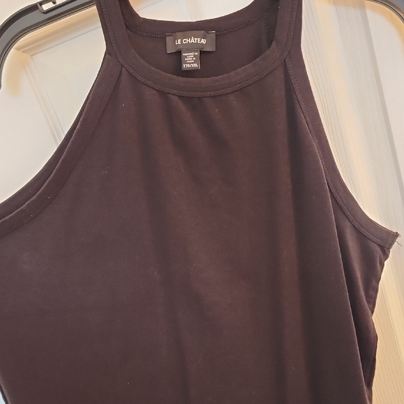 Le Chateau Classic Black Tank Top - Picture 2 of 3